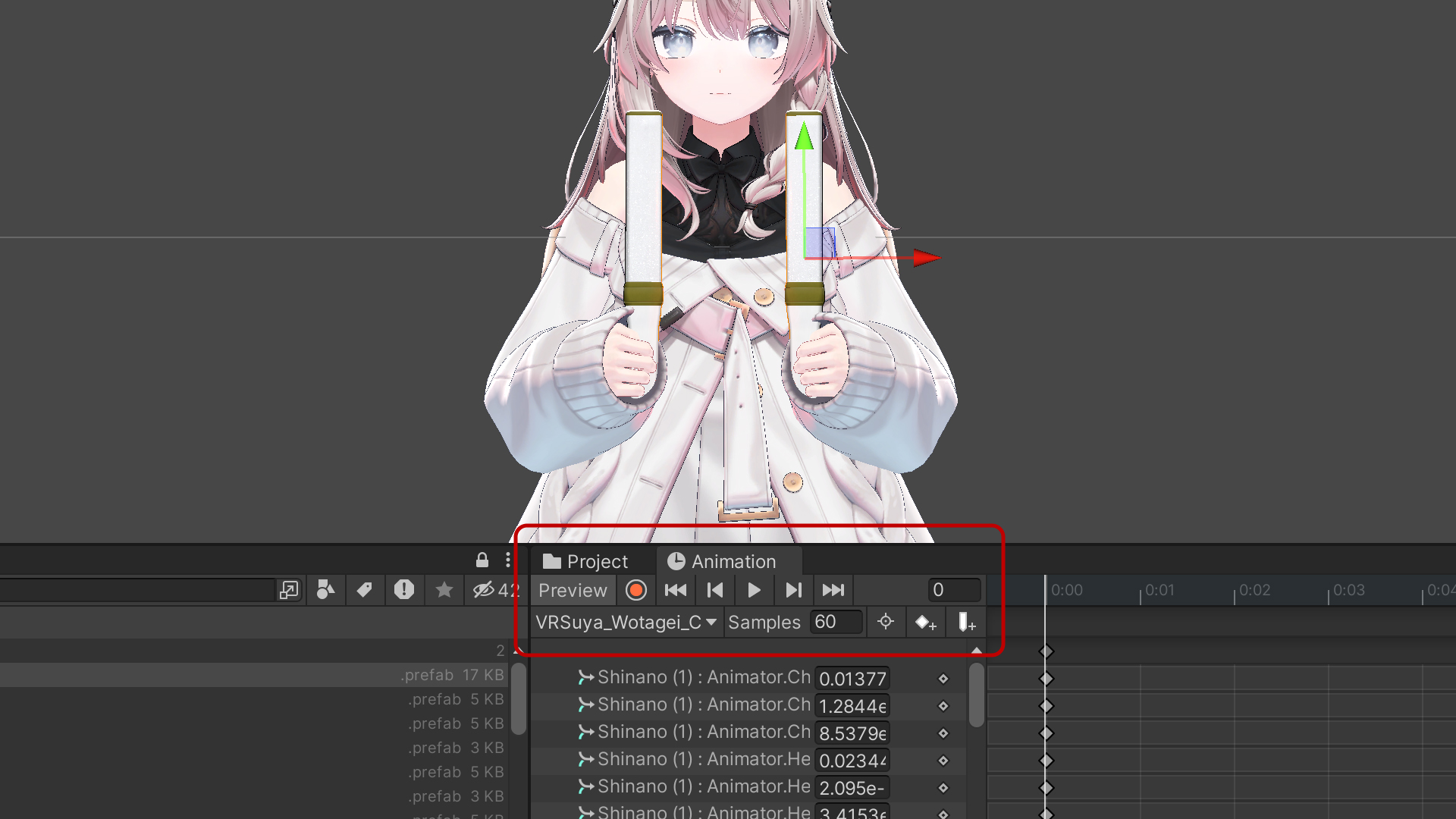 アニメーションを再生